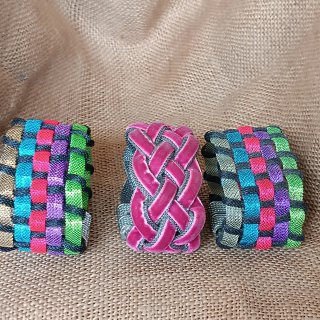 Braccialetti vintage reversibili multicolore