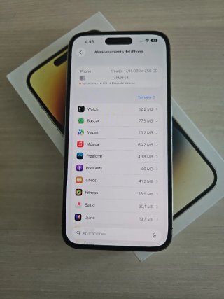 iPhone 14 Pro Max 256GB Oro