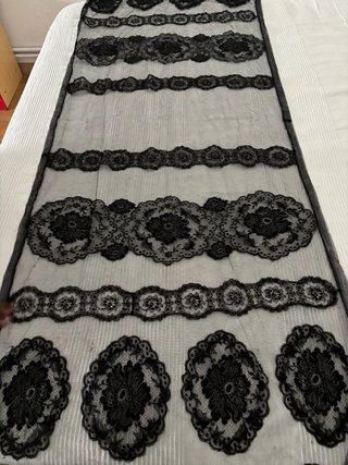 Pack Puntilla / Mantilla Encaje Negra