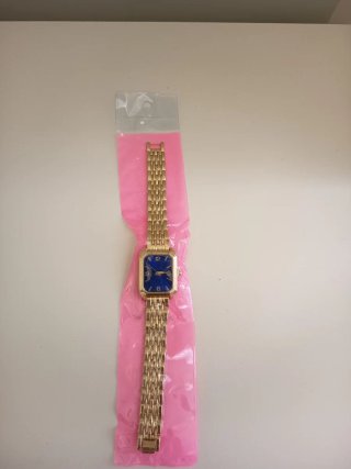 Orologio donna quadrante blu e oro