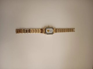 Orologio donna quadrante blu e oro