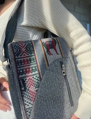 Bolso 100% Alpaca Peruana Vilmolly Artesanal
