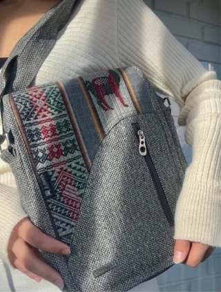 Bolso 100% Alpaca Peruana Vilmolly Artesanal