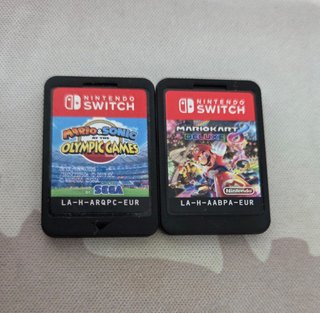 Mario & Sonic JJOO y Mario Kart 8 sin caja