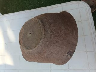 Maceta Cesto Barro Rústico