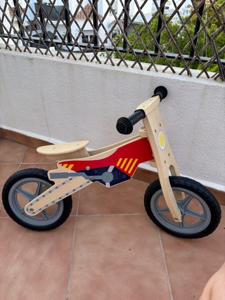 Bicicleta de madera para niños 2-4 años