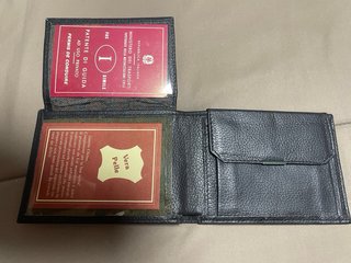 Billetera cartera italiana de piel