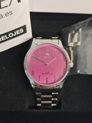Reloj Marea Rosa y Plateado
