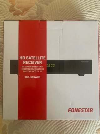 Decodificador Satélite Fonestar RDS-585WHD