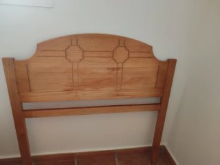 Cabecero de madera para cama de 90