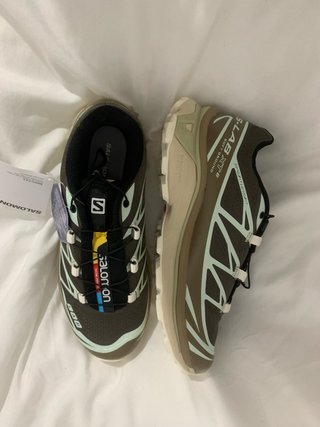 Zapatillas Salomon XT6 Marrón/Verde Azulado