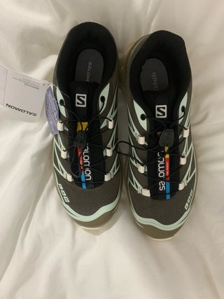 Zapatillas Salomon XT6 Marrón/Verde Azulado