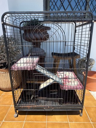 Jaula para mascotas (conejo, chinchilla)