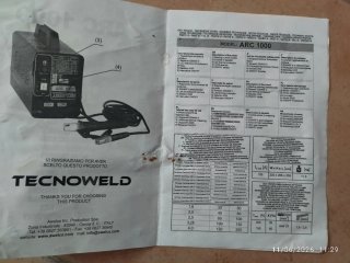 Soldadora MMA TECNOWELD ARC Hobby Series