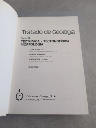 Tectónica, Tectonofísica, Morfología. Auboin