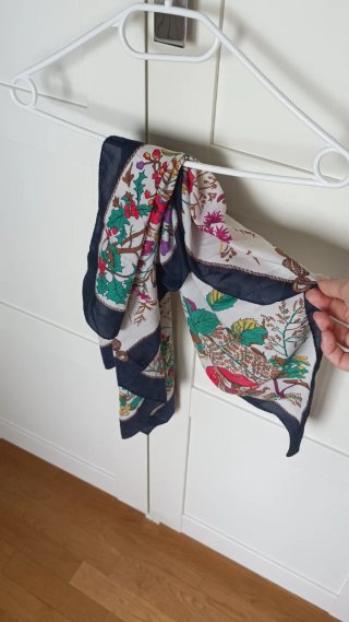 Pañuelo floral cottagecore