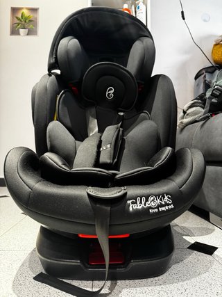 Silla coche Isofix FableKids Gris nueva