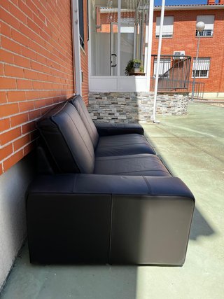 Sofá IKEA Kivit 2 plazas polipiel marrón