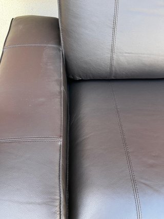 Sofá IKEA Kivit 2 plazas polipiel marrón
