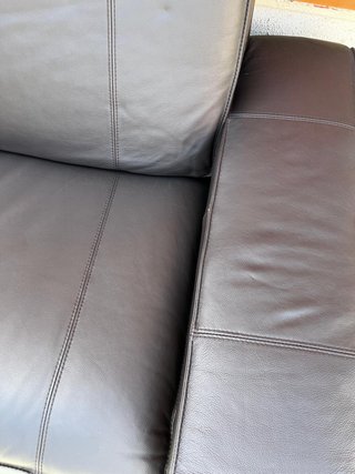 Sofá IKEA Kivit 2 plazas polipiel marrón