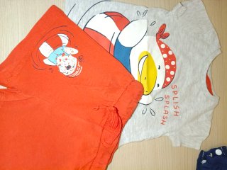 Body de bebé tejido con estampado de cangrejo