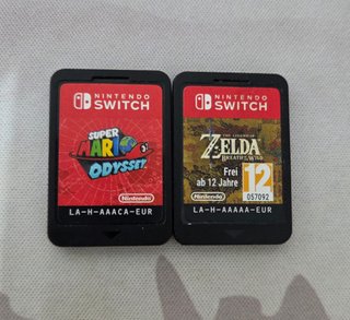 Super Mario Odyssey y Zelda BOTW sin caja switch