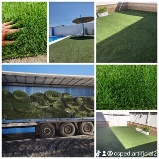 Césped artificial reciclado