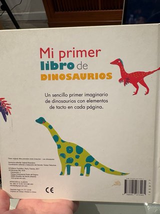 Mi primer libro de dinosaurios