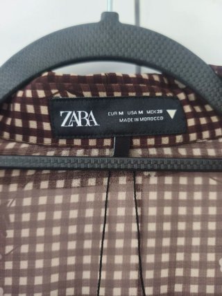Vestido Zara estampado