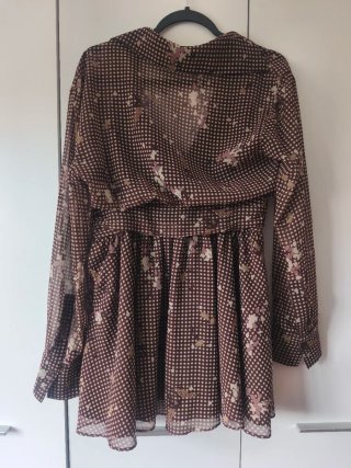 Vestido Zara estampado