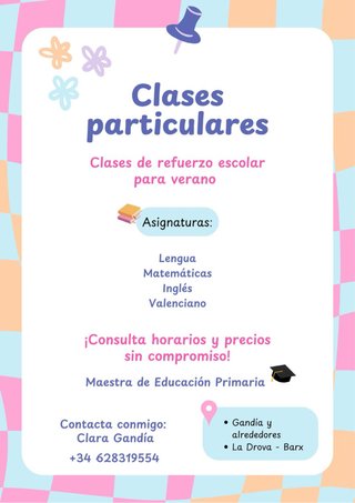 Clases particulares de repaso, Educación Primaria