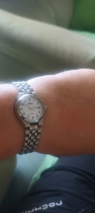Reloj Lotus Mujer Plata y Blanco.Original