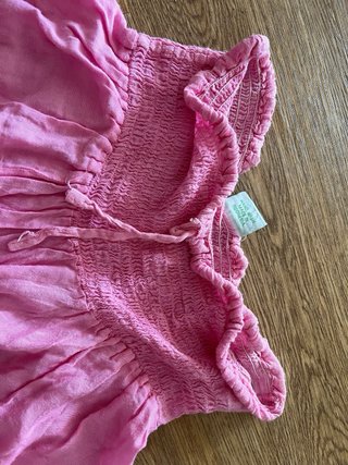 Pantalón ancho rosa talla única
