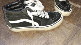 Zapatillas CHK10 n 37 ,ver fotos Altas Negras