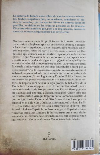 Libro Eso no estaba en mi libro de Historia de Esp