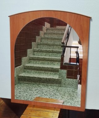 Espejo sobre tablero 80x65 CT