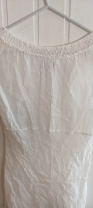 Blusa Lino Blanca Asas Talla S