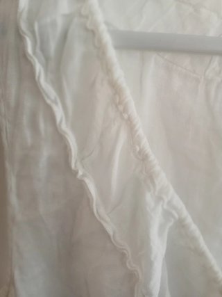 Blusa Lino Blanca Asas Talla S