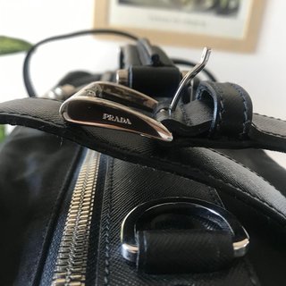 Borsa da viaggio PRADA Re-Nylon Nera