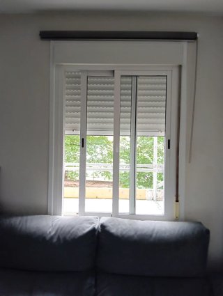 Ventanas de aluminio blanco