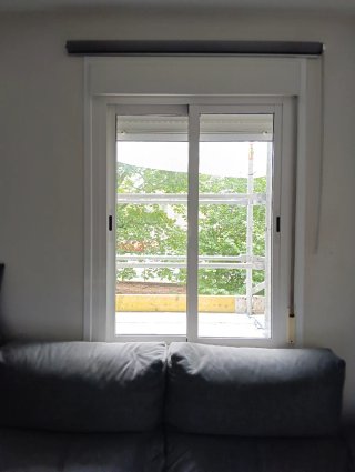 Ventanas de aluminio blanco