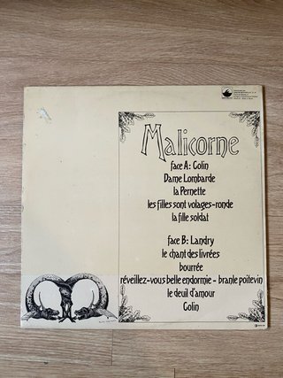 Disco Vinilo Malicorne Folk