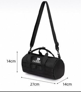 Bolso deportivo Camel negro nuevo