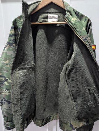 Chaqueta Polar Ejército Español Camuflaje talla M