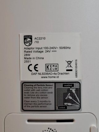Purificador Aire Philips Serie 2200