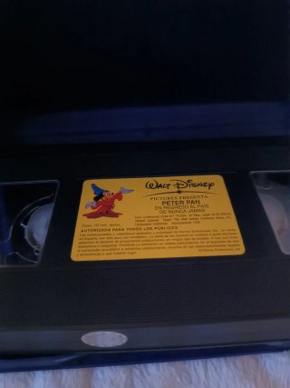 Lote 2 VHS Disney Peter Pan