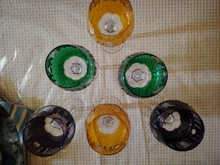 Juego copas Breikristall antiguas