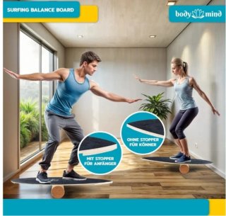 Tabla de equilibrio madera y corcho