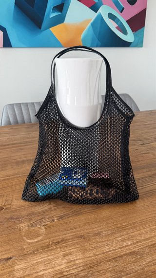 Bolso de malla Mango negro