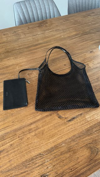 Bolso de malla Mango negro